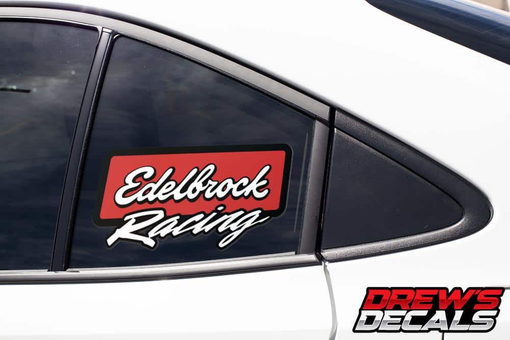 Edelbrock Racing Decal Style 2