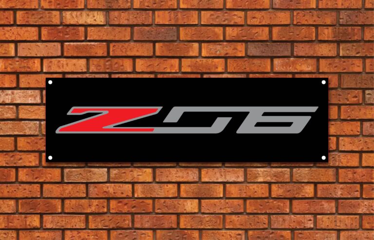 Corvette Z06 Garage Banner