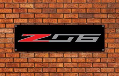 Corvette Z06 Garage Banner