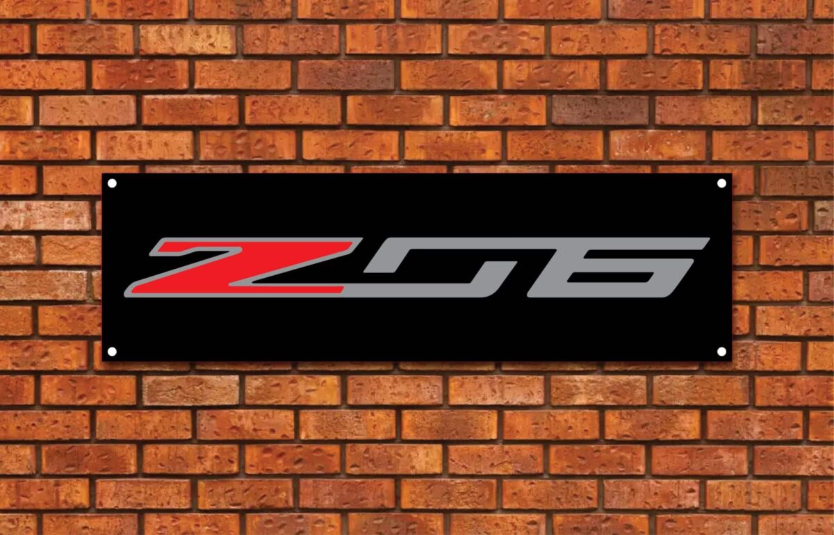 Corvette Z06 Garage Banner