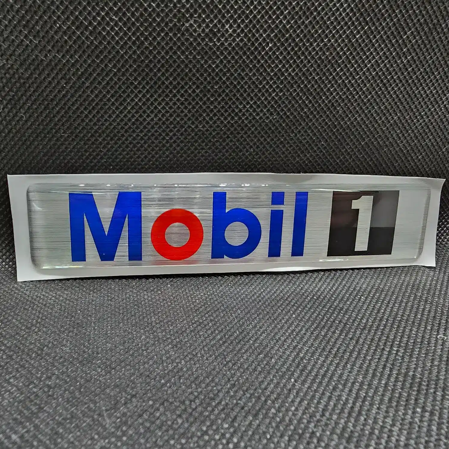 Mobil 1 3D Domed Badge Emblem