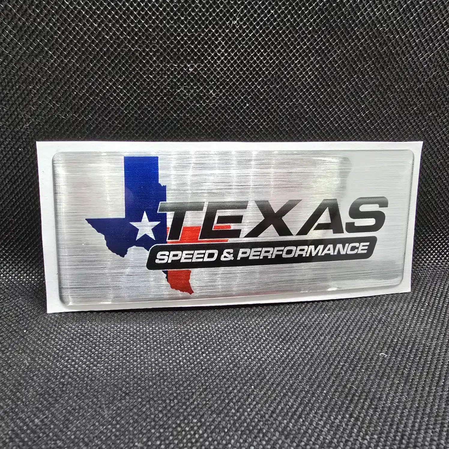Texas Speed and Performance 3D Domed Badge Emblem
