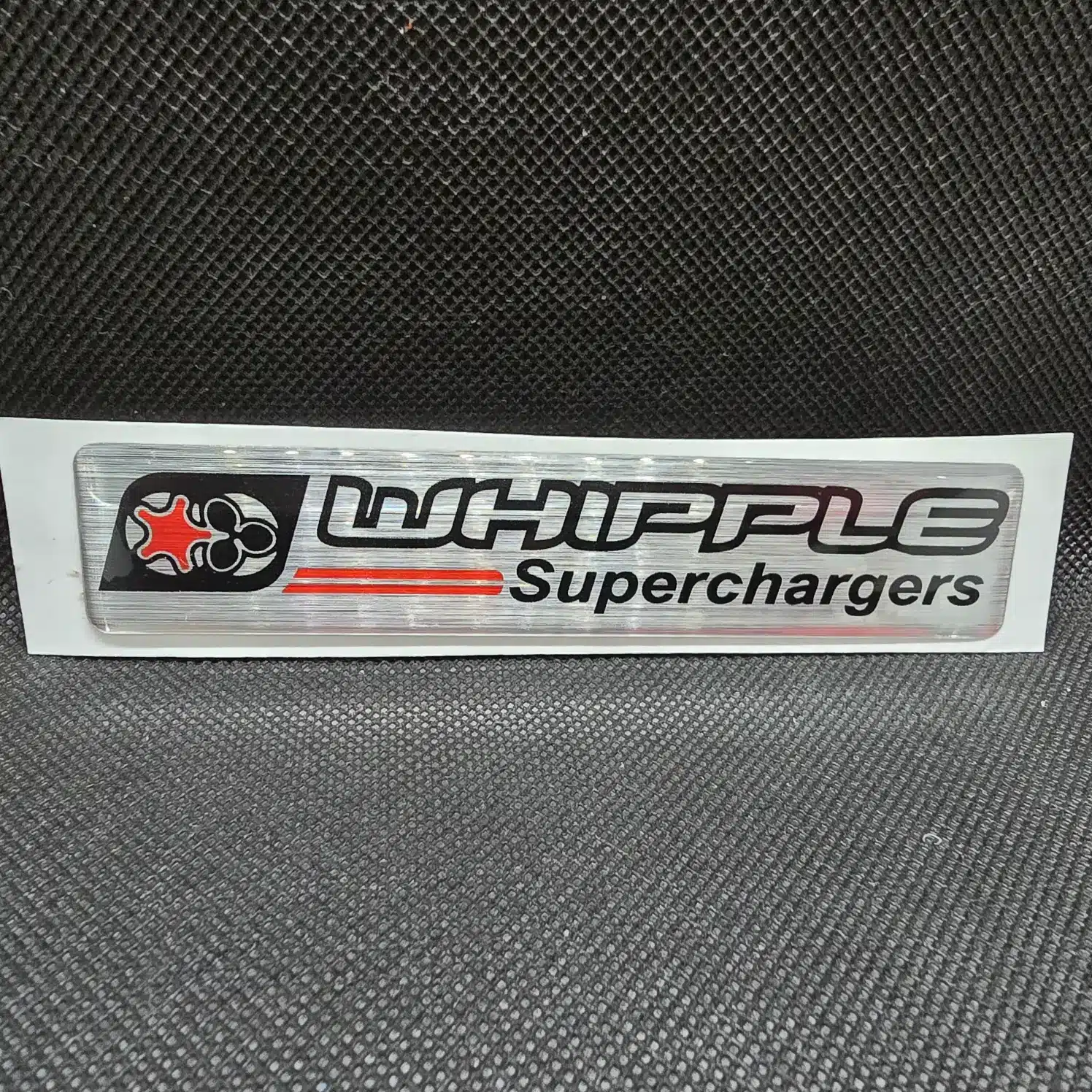 Whipple Superchargers 3D Domed Badge Emblem