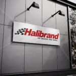 Halibrand Garage Banner
