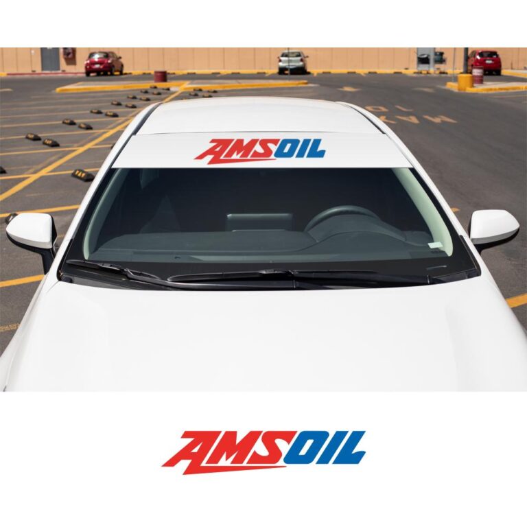 Amsoil Windshield Banner Sun Strip