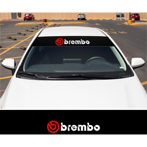 Brembo Windshield Banner Sun Strip