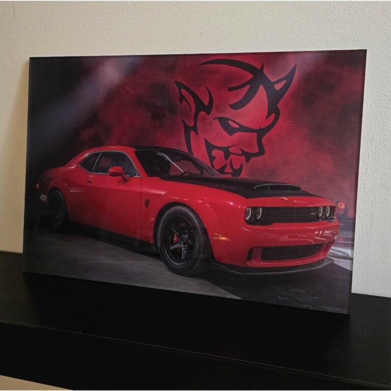 Dodge Challenger Demon Acrylic Sign