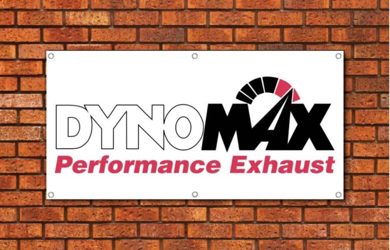 Dynomax Performance Exhaust Garage Banner