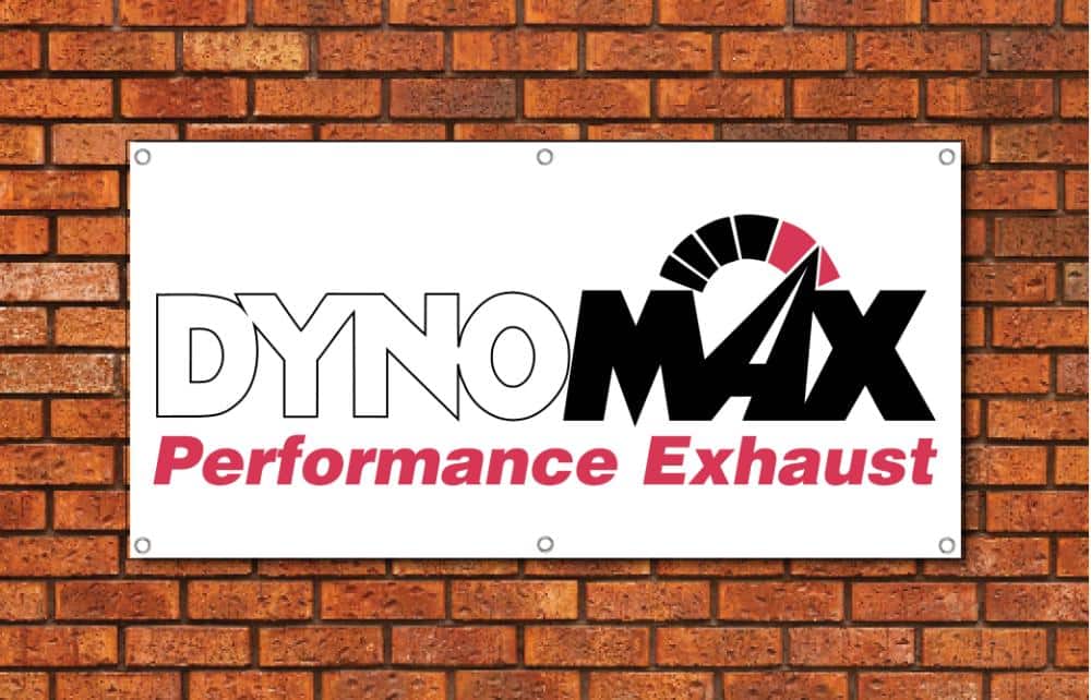 Dynomax Performance Exhaust Garage Banner