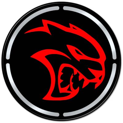 Dodge Challenger Hellcat Engine Bay Cup Holder Inlay red