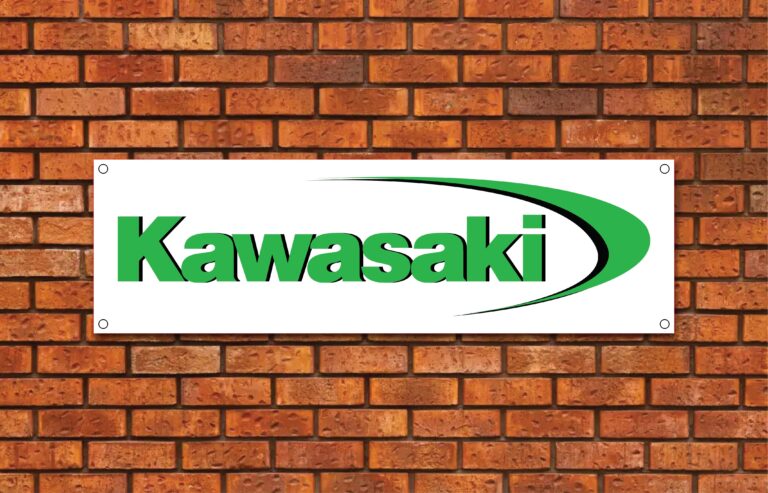 Kawasaki Garage Banner