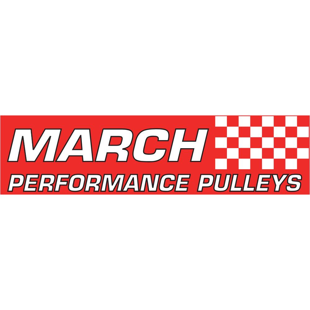 March Performance Pulleys Decal