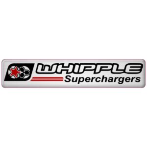 Whipple Superchargers 3D Domed Badge Emblem