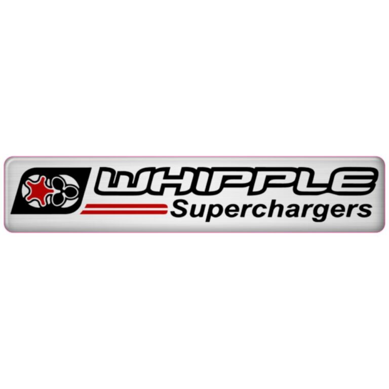 Whipple Superchargers 3D Domed Badge Emblem