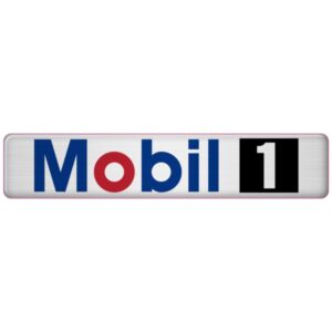 Mobil 1 3D Domed Badge Emblem