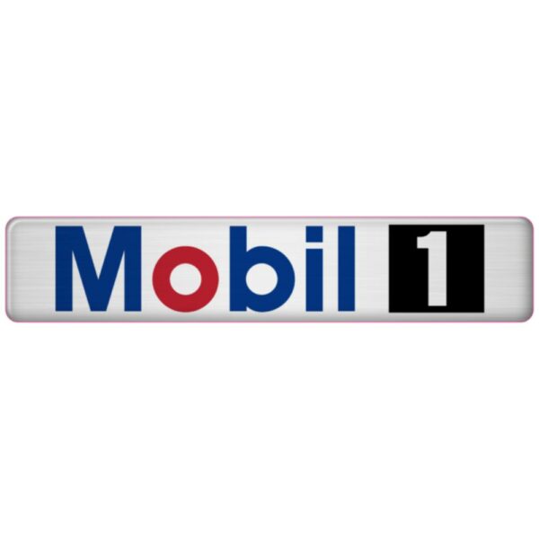 Mobil 1 3D Domed Badge Emblem