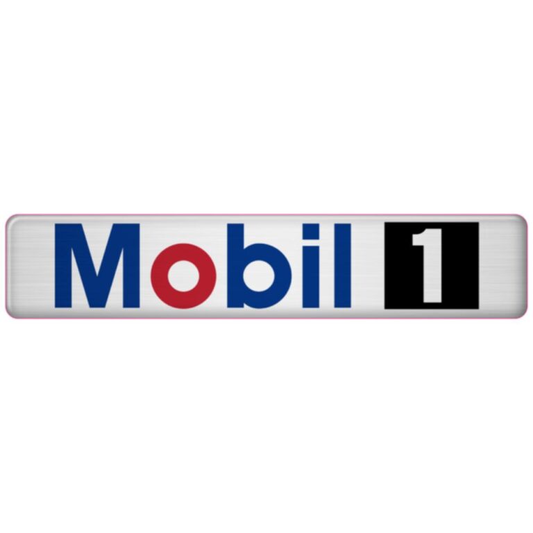 Mobil 1 3D Domed Badge Emblem