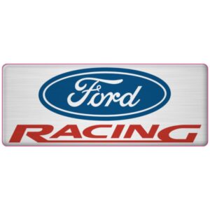 Ford Racing 3D Domed Badge Emblem