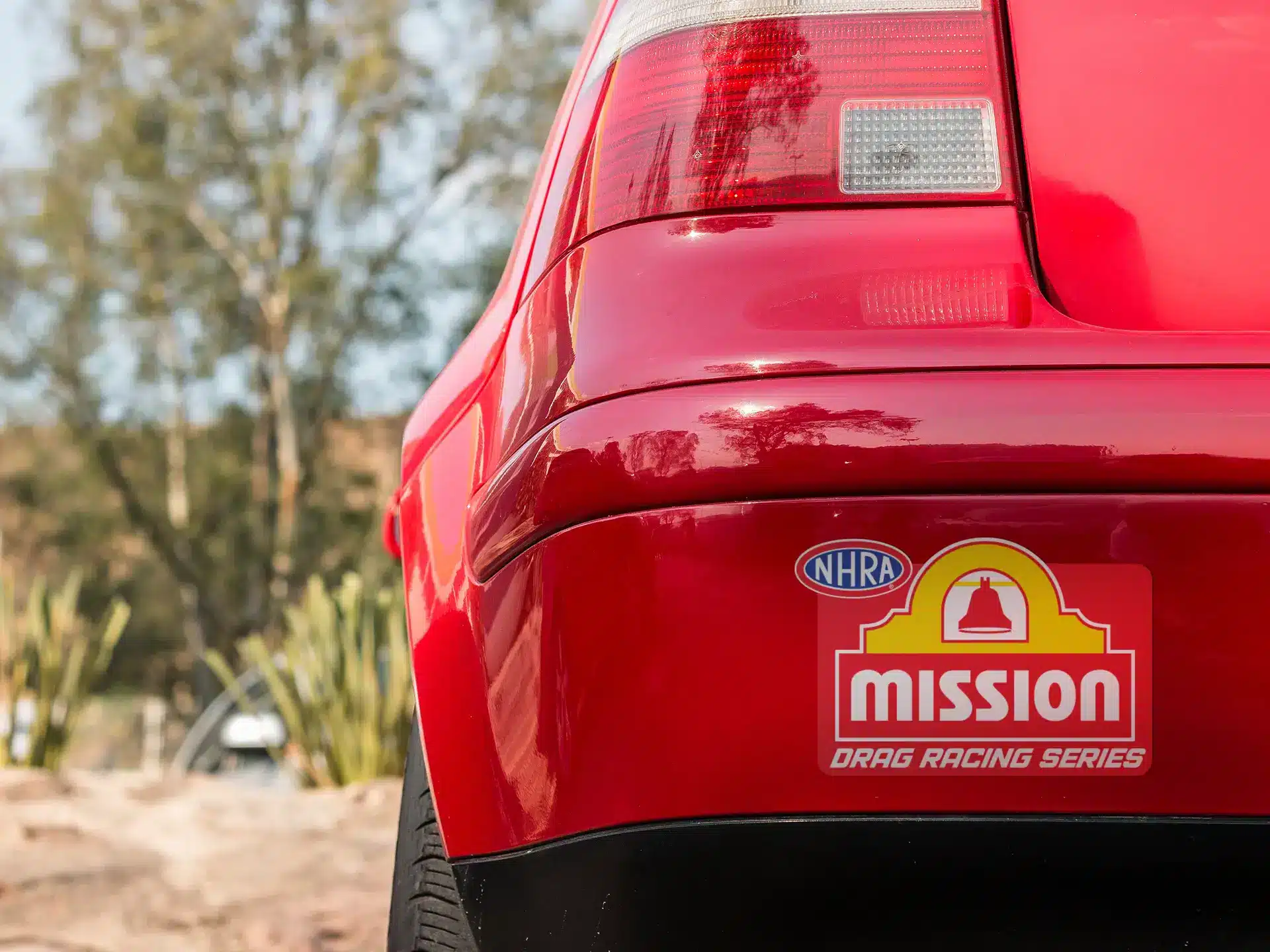 NHRA Mission Drag Racing Series Decal