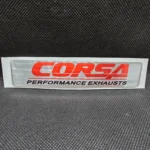 Corsa Performance Exhausts 3D Domed Badge Emblem