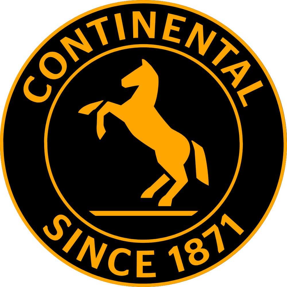 Continental Tires Circle Black Decal