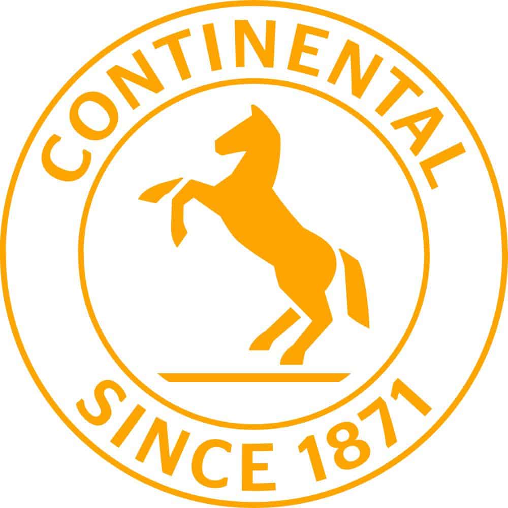 Continental Tires Circle White Decal