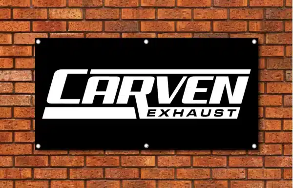 Carven Exhaust Garage Banner