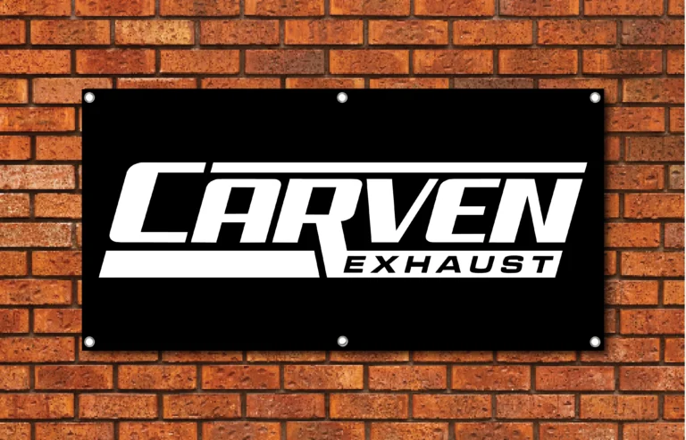 Carven Exhaust Garage Banner