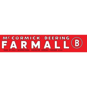 Farmall McCormick Decal