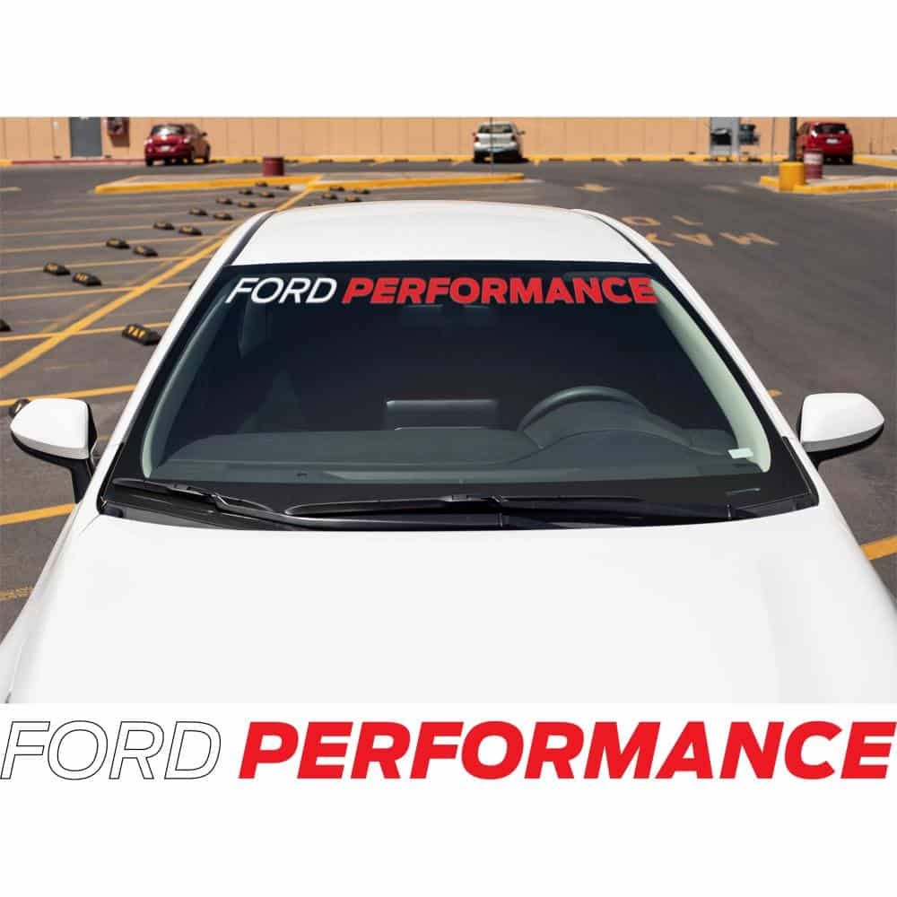Ford Performance Windshield Banner Style 2