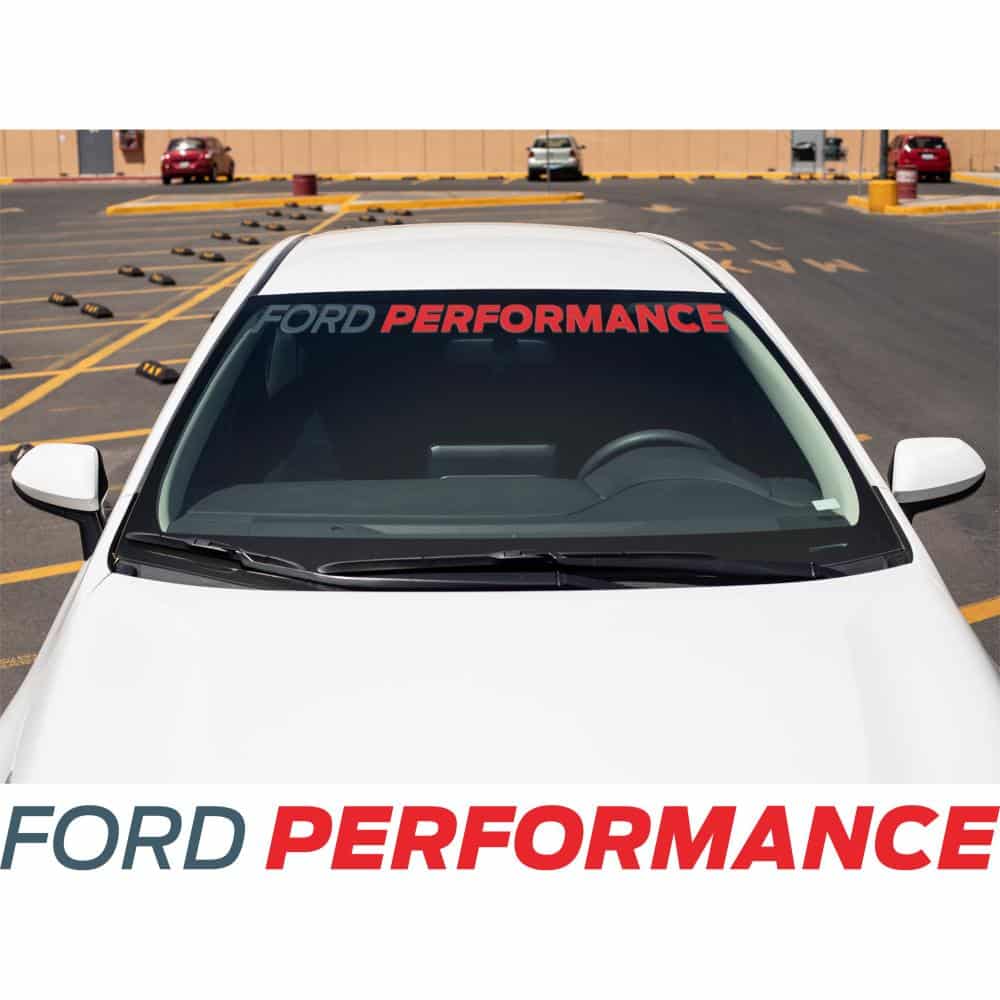 Ford Performance Windshield Banner