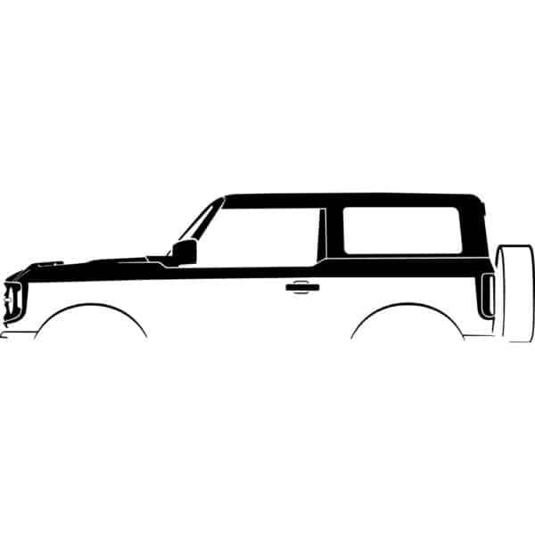 Bronco 2-Door (2021) Silhouette