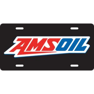 Amsoil Aluminum License Plate