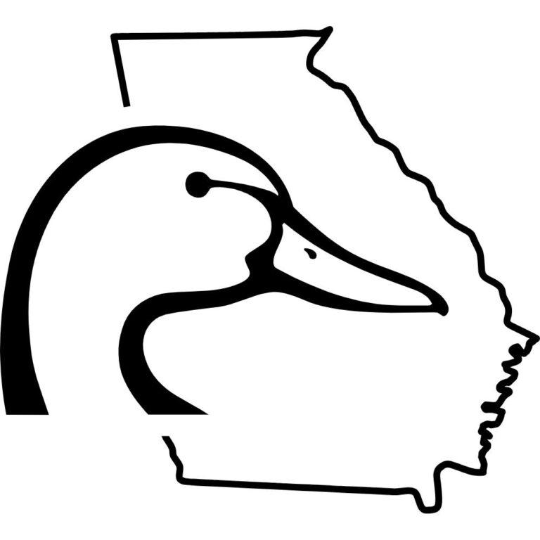 Georgia Ducks Unlimited Decal