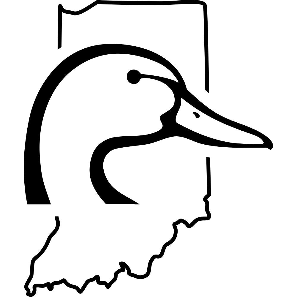 Indiana Ducks Unlimited Decal