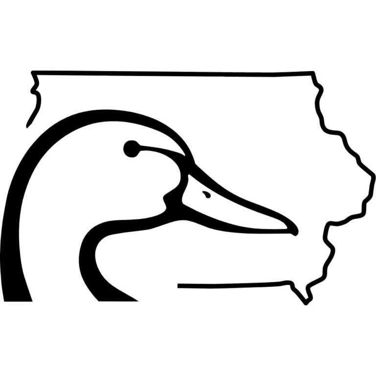 Iowa Ducks Unlimited Decal