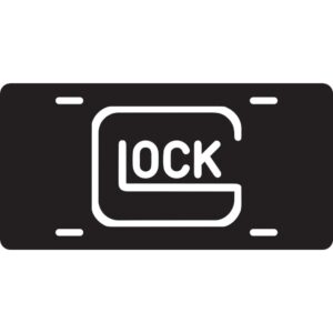 Glock Aluminum License Plate