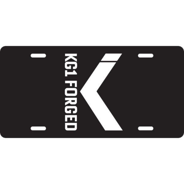 KG1 Forged Aluminum License Plate