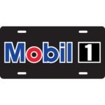 Mobil 1 Aluminum License Plate