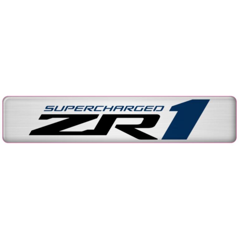ZR1 Supercharged 3D Domed Badge Emblem