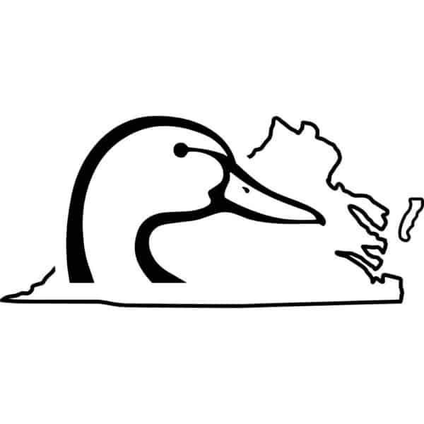 Virginia Ducks Unlimited Decal