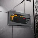 Corvette C8R Tommy Milner Garage Banner
