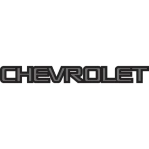 Chevrolet Black/Grey Decal