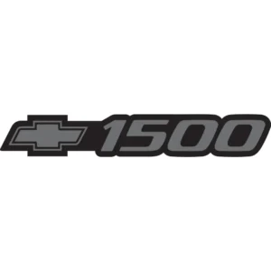 Chevy 1500 Black/Grey Decal