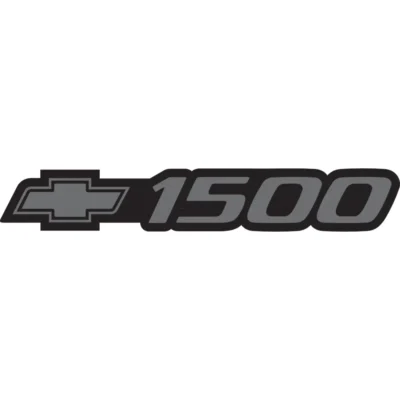 Chevy 1500 Black/Grey Decal