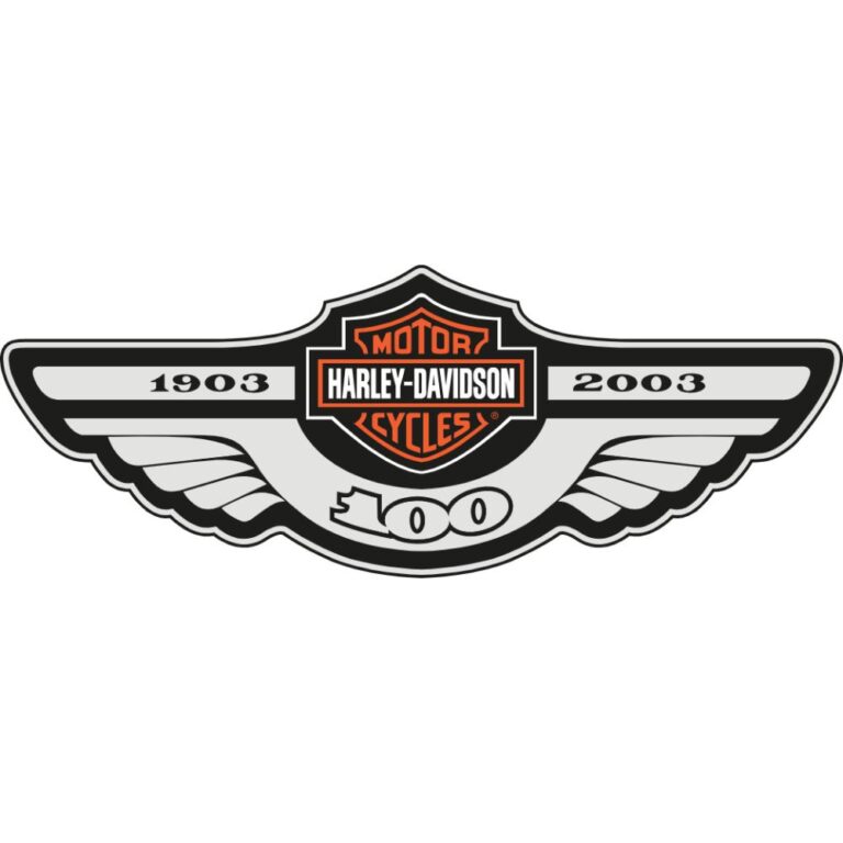 Harley Davidson 100 Years Decal