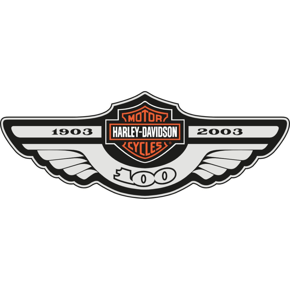 Harley Davidson 100 Years Decal