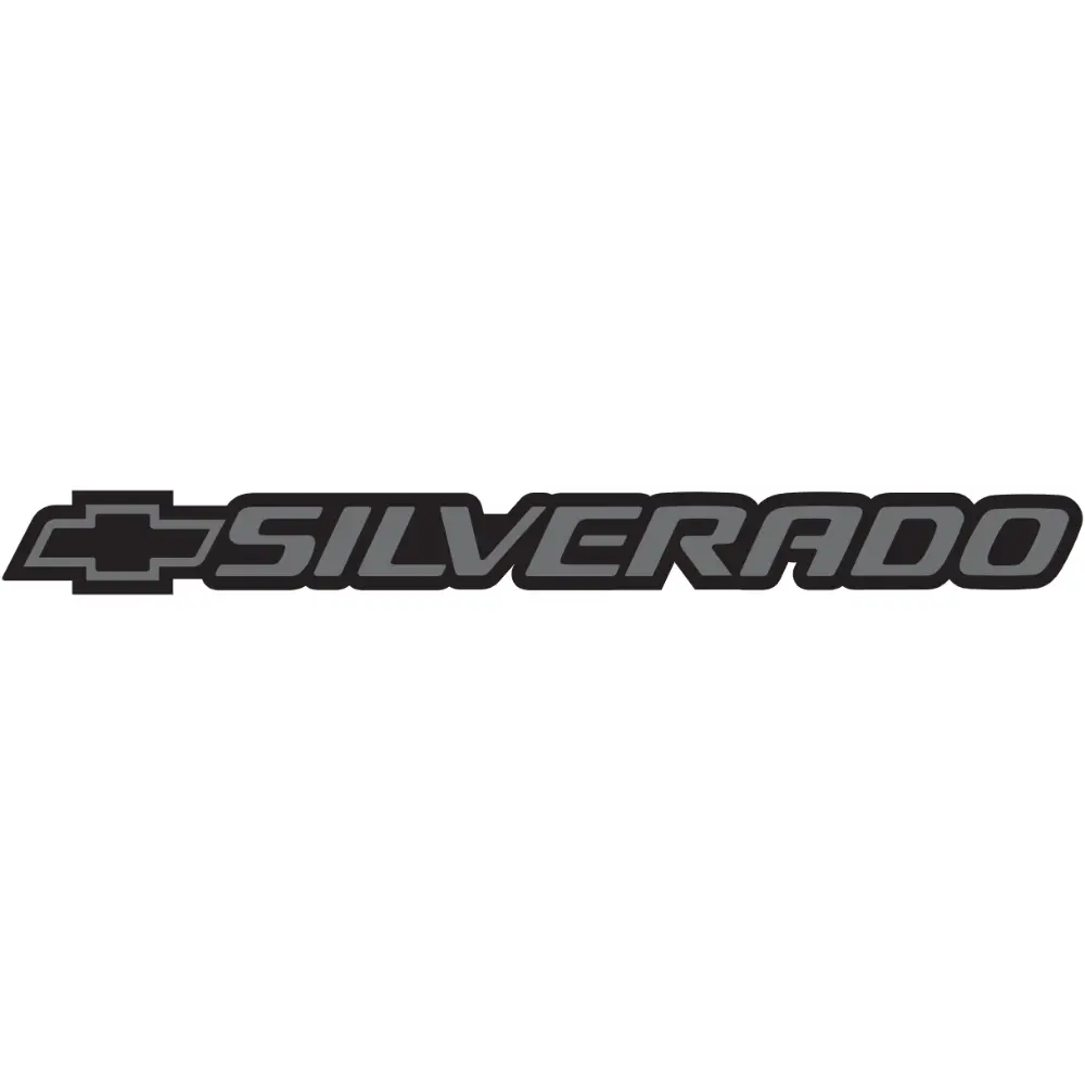 Silverado Black/Grey Decal