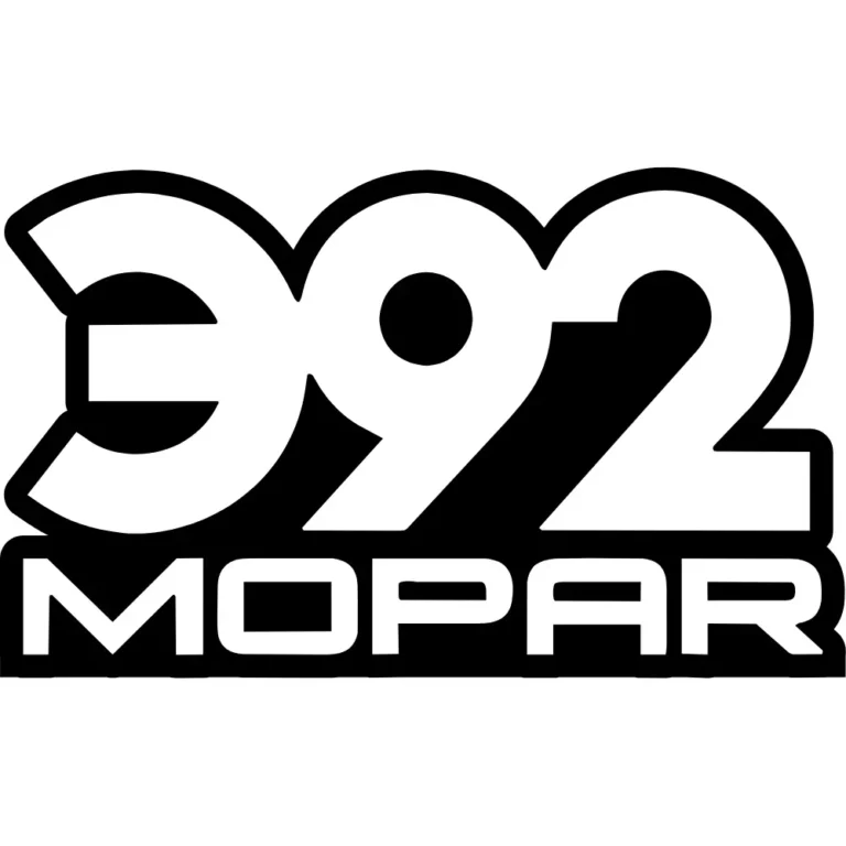 392 Mopar Outline Decal 2