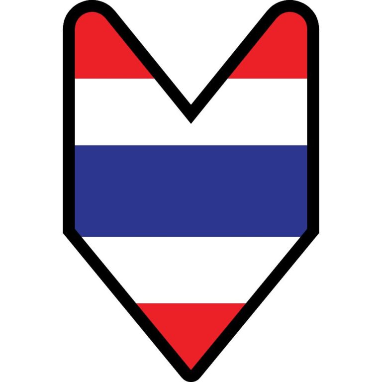 Netherlands Flag Wakaba Mark Decal